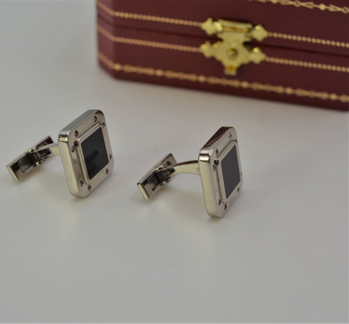 Cartier. Santos Cufflinks-photo-3