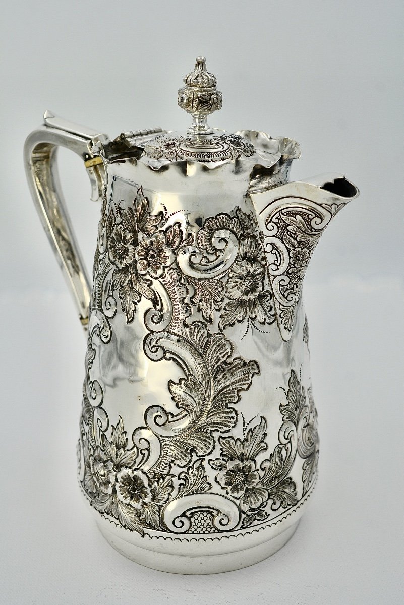 Ecosse 1829, Verseuse En Argent Style George IV -photo-2