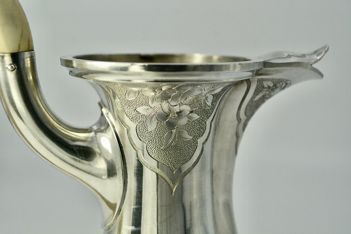 Silver Jug France Around 1850-photo-6