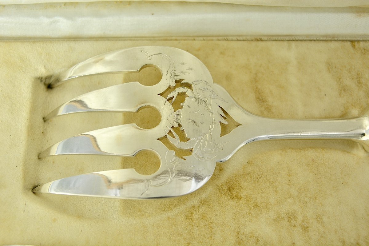 Christofle. Fish Service Cutlery/ Marly -photo-4