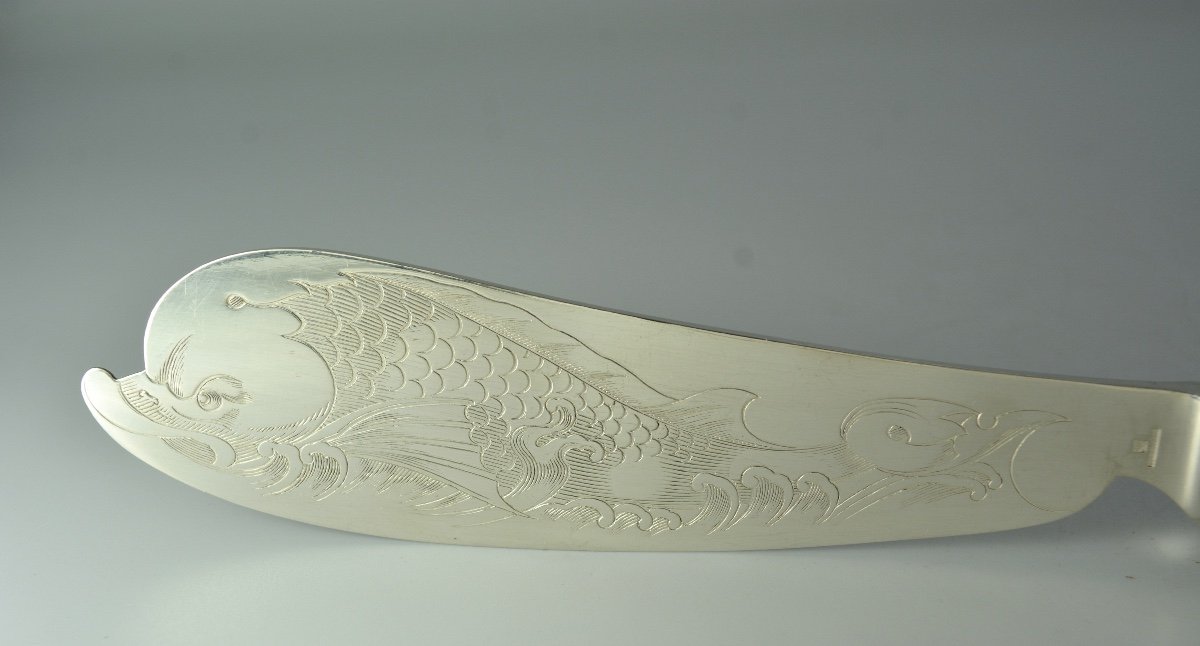 Christofle. Fish Service Cutlery/ Marly -photo-4