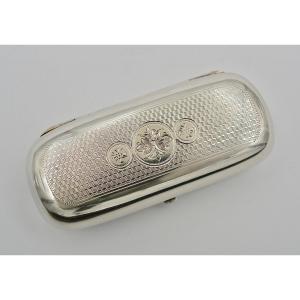 Nineteenth Century Russia, Silver Cigarette Box