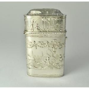 Silver Box Netherlands 19th Century 