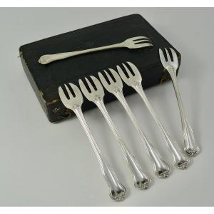 Silver Oyster Forks, France Around 1850