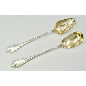Silver Salad Cutlery By Boivin Orfèvre Circa 1905