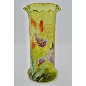 Legras / Saint-denis, Cylinder Vase Circa 1900