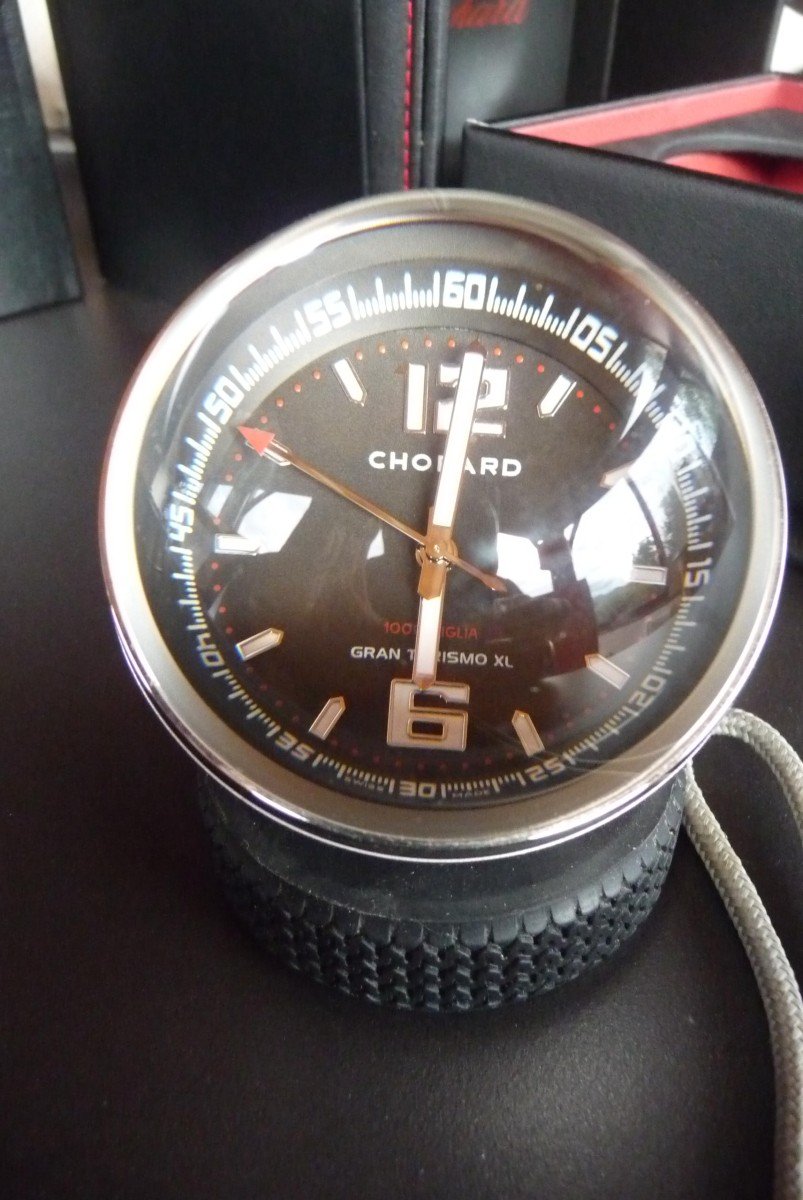 Chopard: Pendulette De Bureau Boule, De Marque Chopard Mille Miglia Shift Knob, état Neuf.