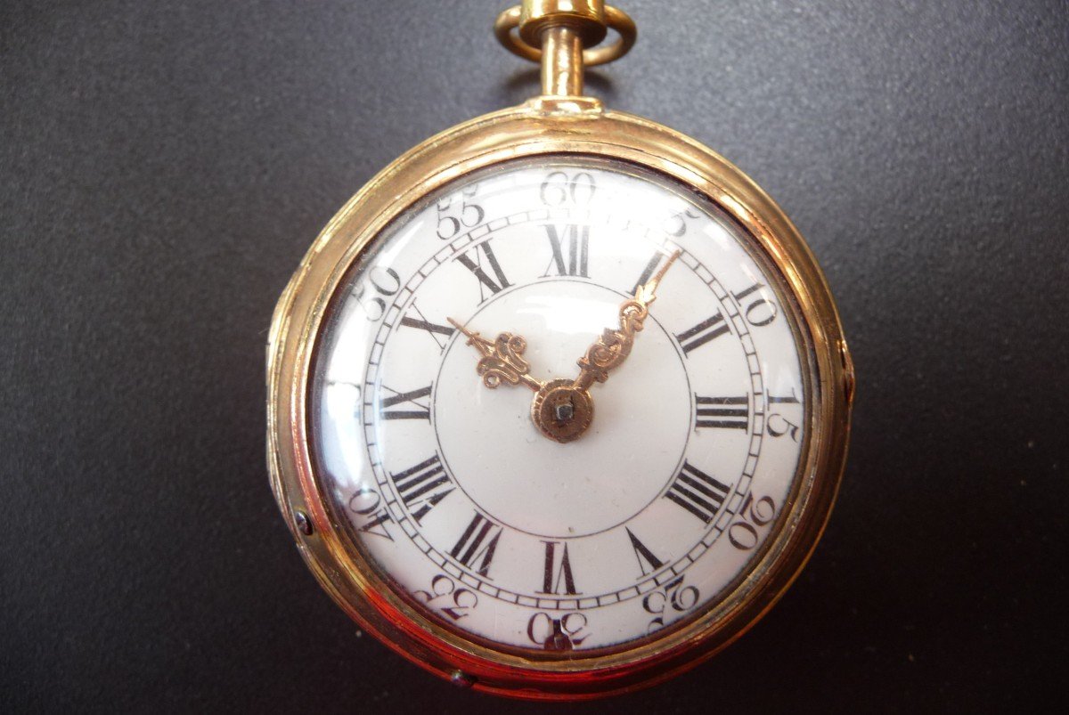 Rare Hour And Quarter Striking Watch By (arl Dobson London), Circa 1740