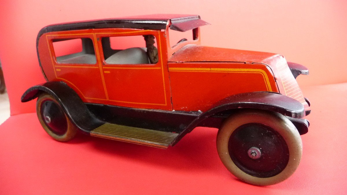 Beautiful 1930's Brand Painted Sheet Metal Car (jep).-photo-1