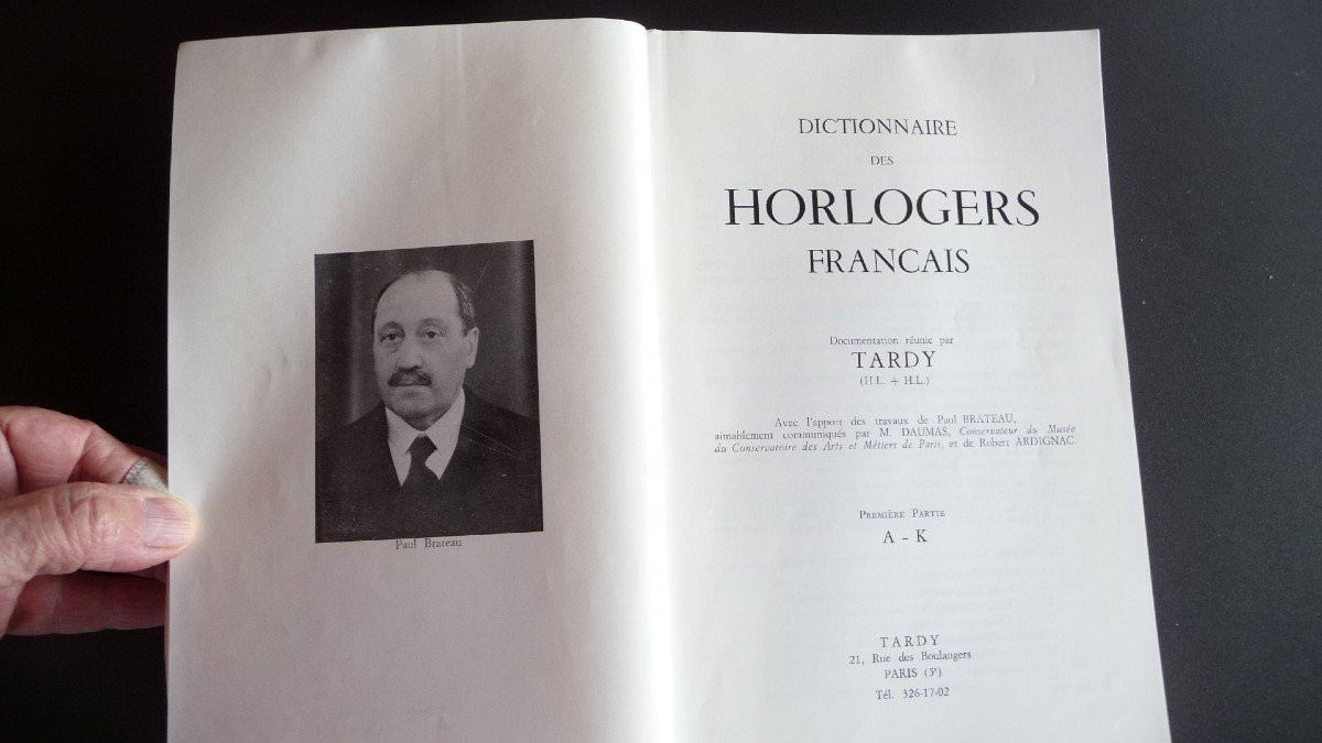 Tardy: Dictionnaire Des Horlogers Français. édition Originale 1971 : épuisée Depuis Longemps-photo-3