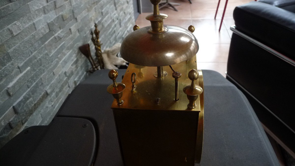 Rare Period Capuchin Clock Restoration With Sonnerie Des Heures Et Des Quarts Sur Deux Cloches,-photo-1