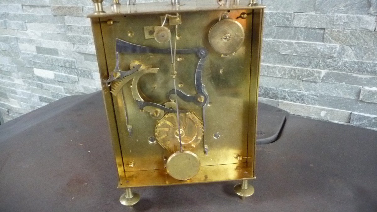 Rare Period Capuchin Clock Restoration With Sonnerie Des Heures Et Des Quarts Sur Deux Cloches,-photo-3