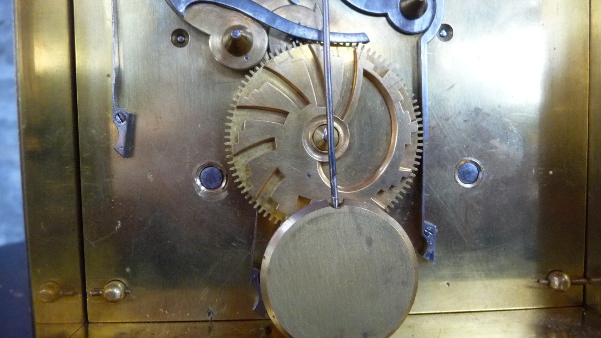 Rare Period Capuchin Clock Restoration With Sonnerie Des Heures Et Des Quarts Sur Deux Cloches,-photo-4