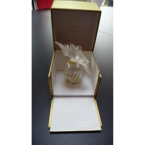 Nina Ricci: Ancien Flacon à Parfum (l'air Du Temps Aux Deux Colombes), En Cristal De Lalique