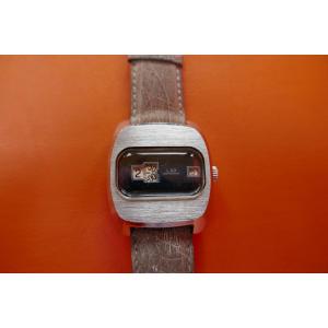 Vintage Mechanical Aperture Watch, 70s, New From Stock