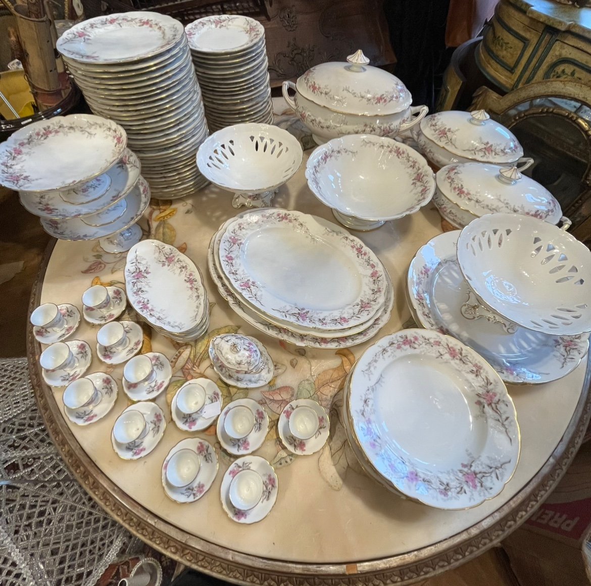 Porcelain Table Service, Ginori, 20th Century 