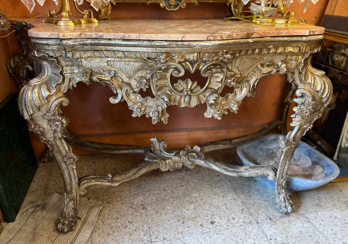 Italian Baroque Console, 18th Century 