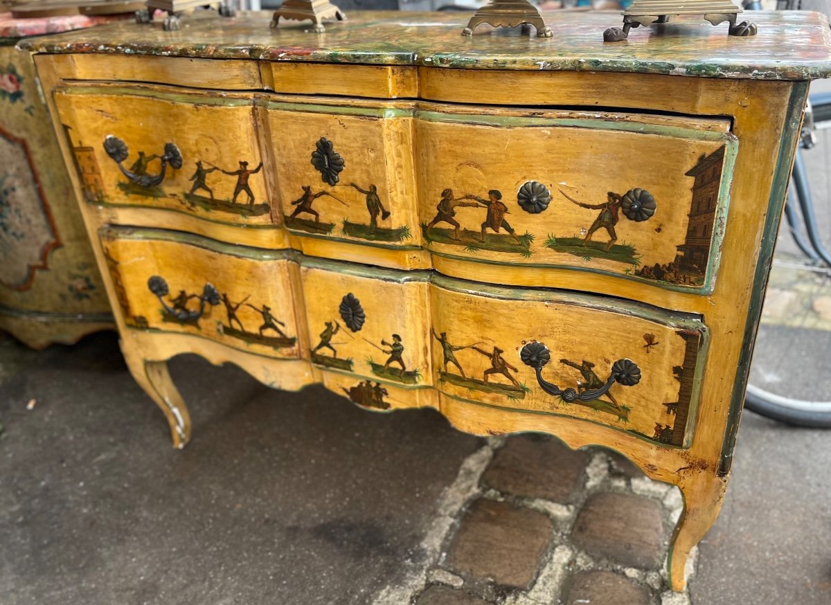 Commode Provençale En Arte Povera, XVIIIe Siècle