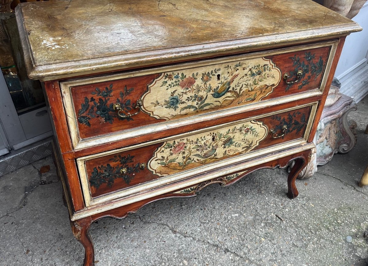 Italian Sicilian Chest Of Drawers, Late 19th Century-photo-2