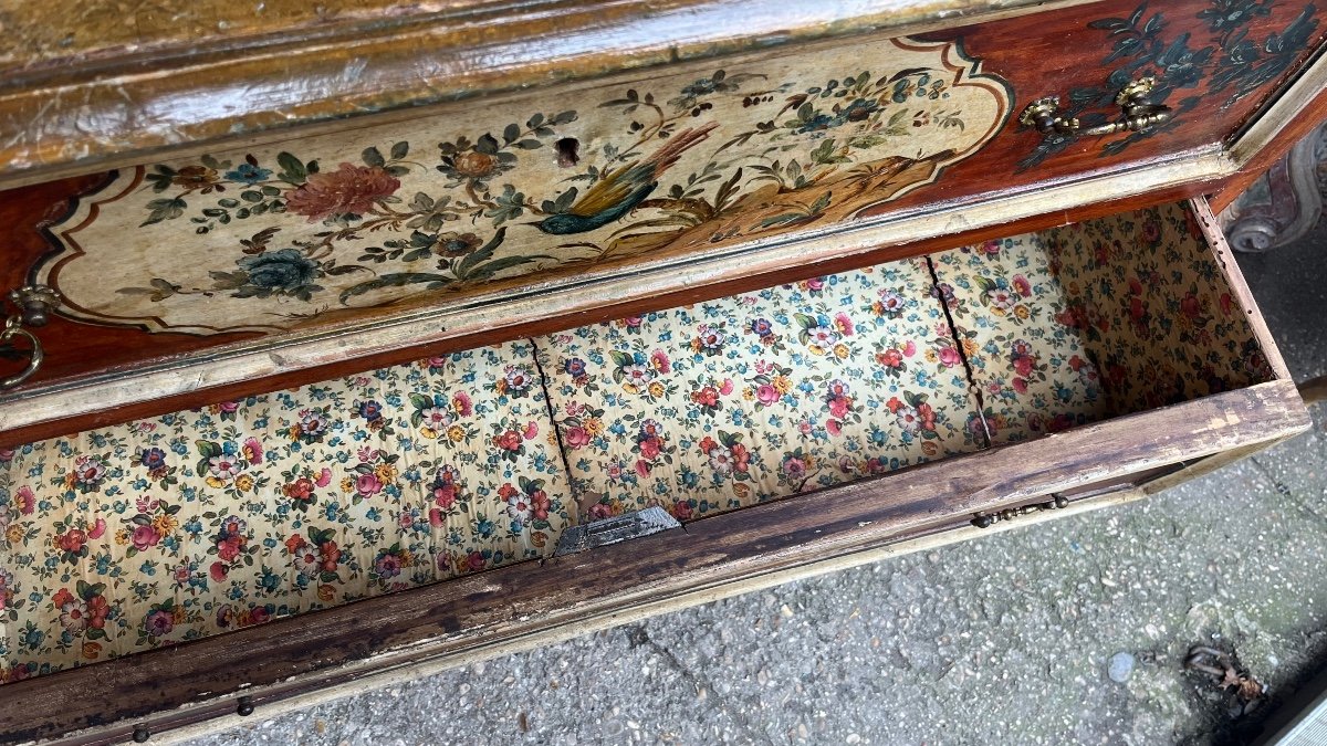 Italian Sicilian Chest Of Drawers, Late 19th Century-photo-3