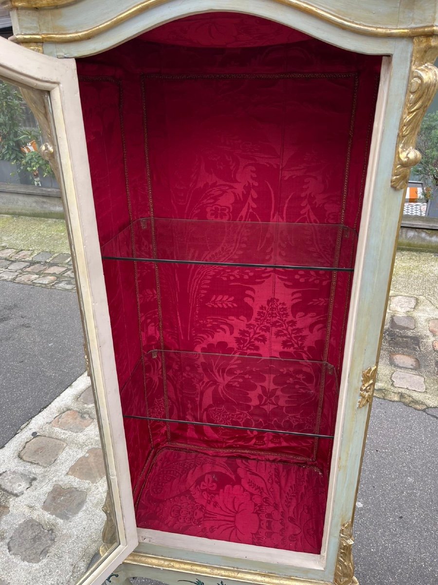 Pair Of Venetian-style Display Cabinets, Italy, Late 19th Century-photo-1