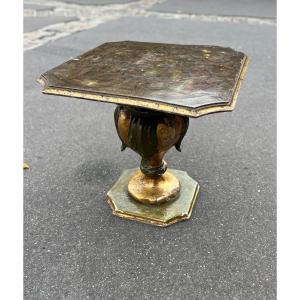 Table Basse En Bois, Style Baroque, XXe Siècle 