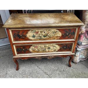 Italian Sicilian Chest Of Drawers, Late 19th Century