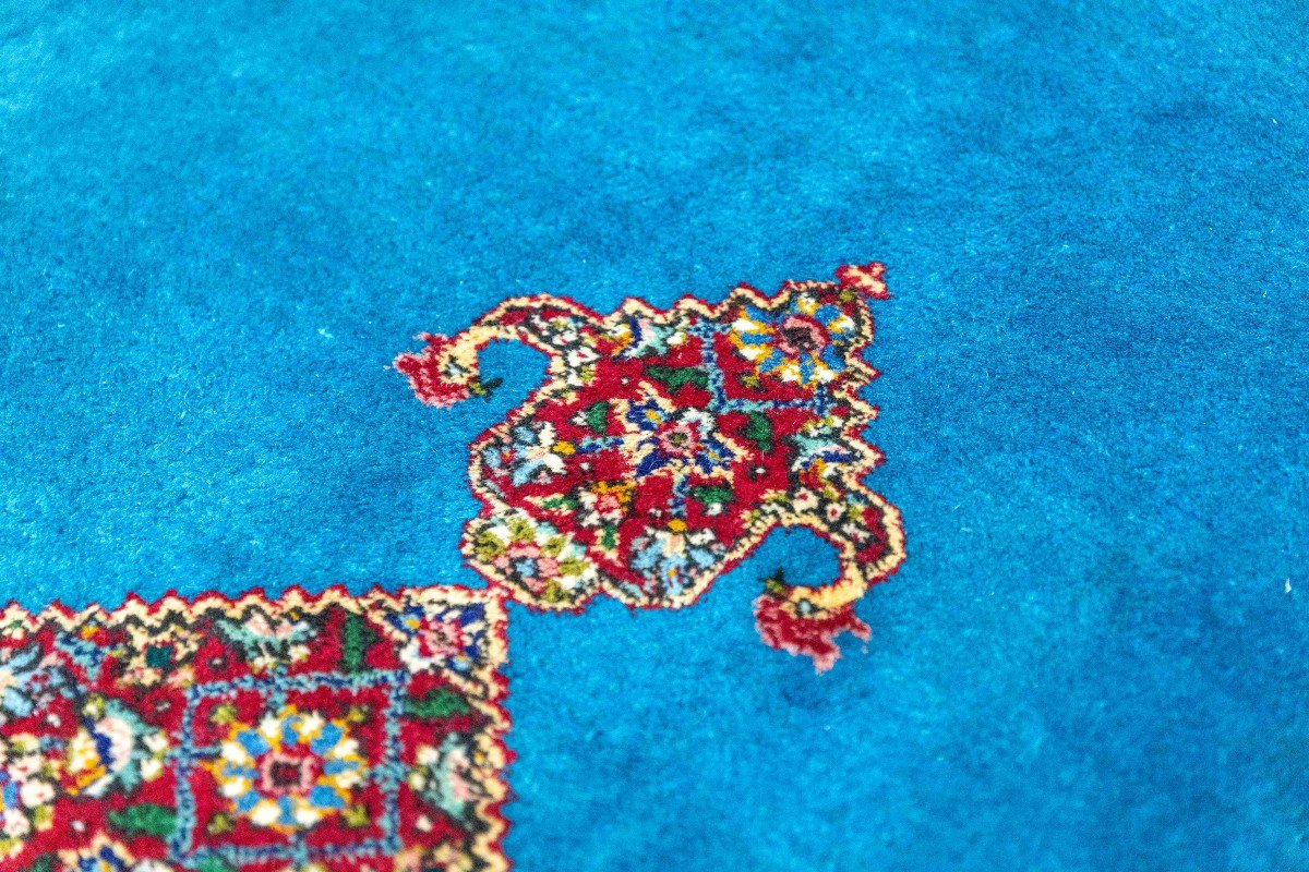 Couleur Rare 330x238 Cm Tapis Persan Noué à La Main Médaillon Tabriz-photo-2