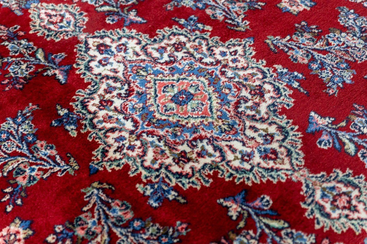 Tapis Persan Sarough Farahan Noué à La Main 325x244 Cm-photo-3