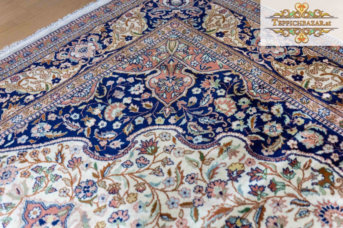 317x221 Cm Genuine Hand-knotted Oriental Carpet Kayseri Turkey | Beige-photo-5