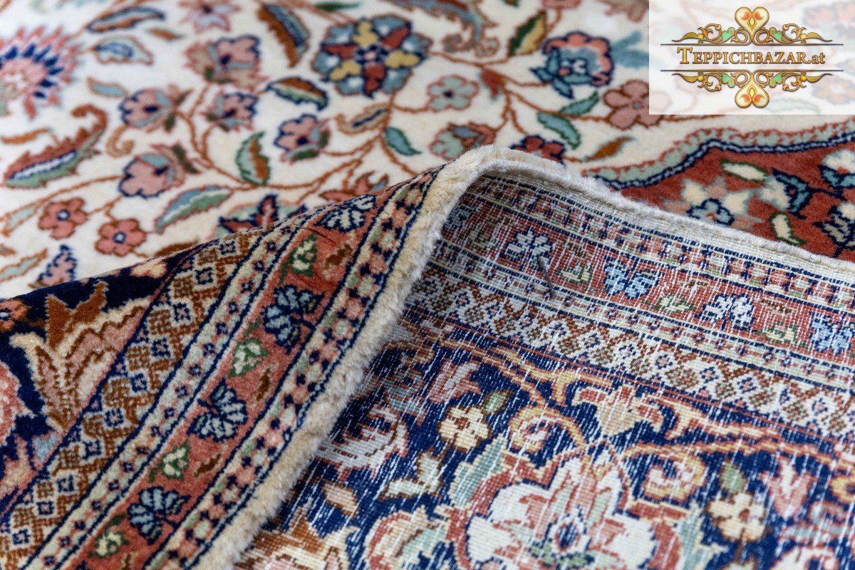 317x221 Cm Genuine Hand-knotted Oriental Carpet Kayseri Turkey | Beige-photo-6