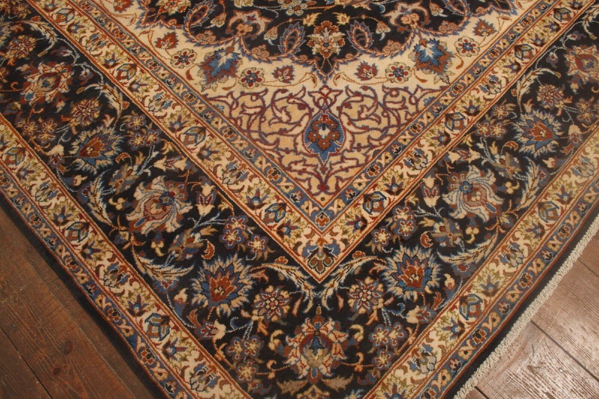 New 415x300 Cm Original Isfahan Hand-knotted Persian Carpet Esfahan-photo-4