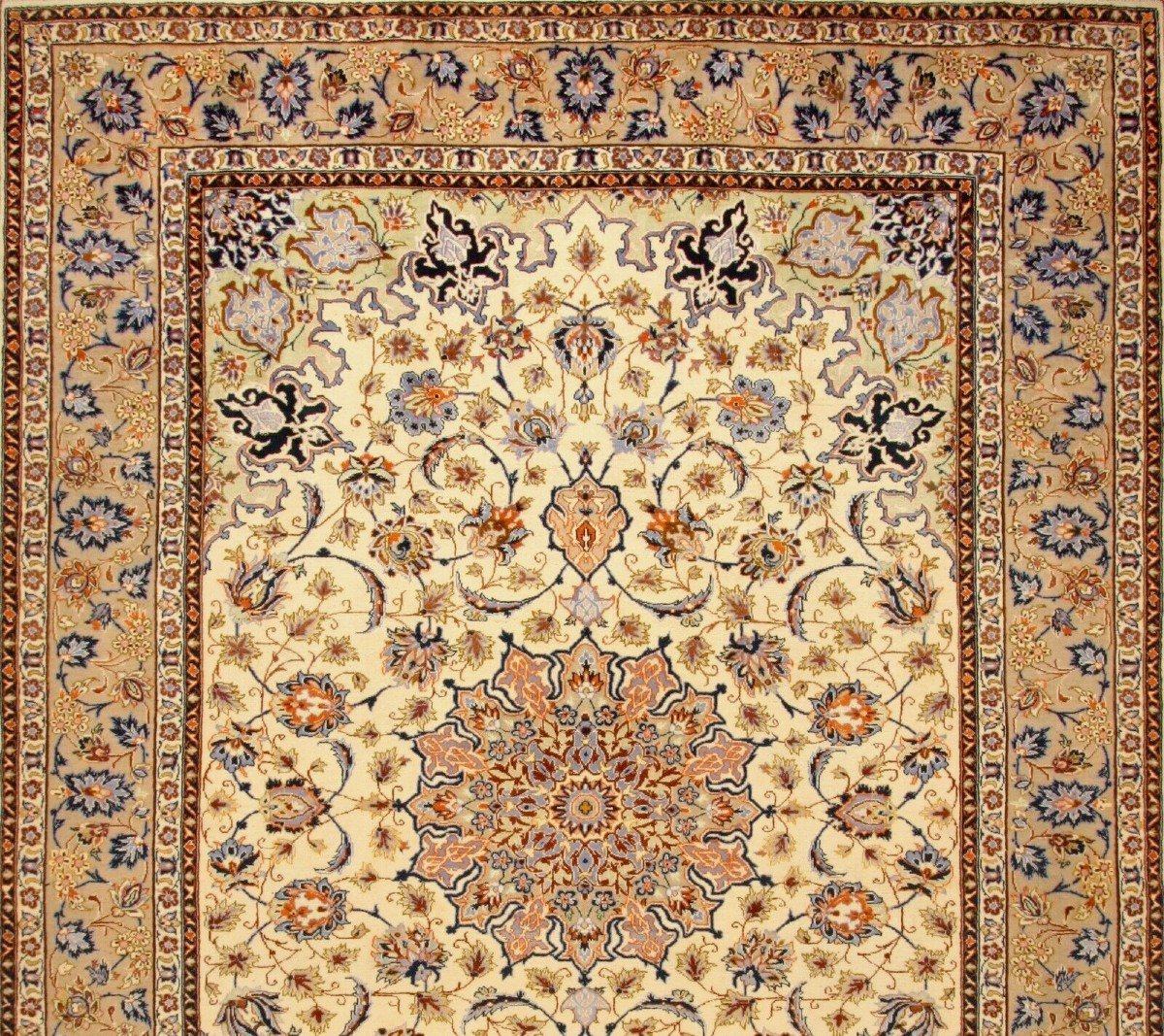 New 390x284 Cm Original Hand-knotted Persian Carpet Isfahan-photo-2