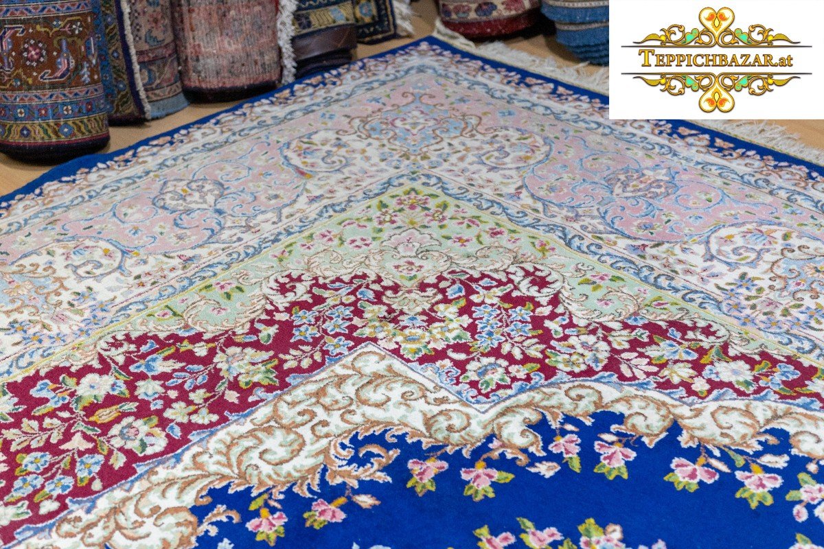 400x300 Cm Unique Rare Hand-knotted Persian Carpet Kerman Kirman 360,000 Knots/m² -photo-3