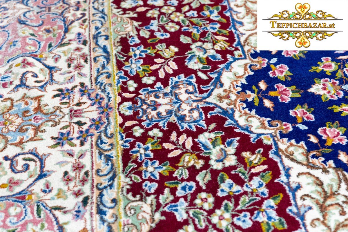 400x300 Cm Unique Rare Hand-knotted Persian Carpet Kerman Kirman 360,000 Knots/m² -photo-4