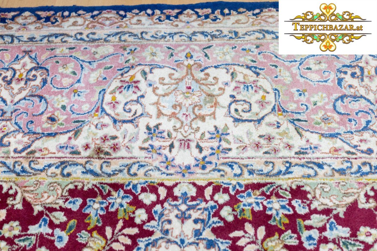 400x300 Cm Unique Rare Hand-knotted Persian Carpet Kerman Kirman 360,000 Knots/m² -photo-5