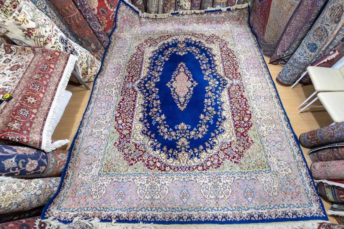 400x300 Cm Unique Rare Hand-knotted Persian Carpet Kerman Kirman 360,000 Knots/m² 