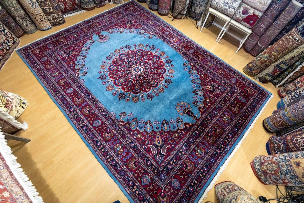 Hand-knotted Sabzevar Or Sabzewar Rug 340x251cm - Sabzewar Persian Rug-photo-3