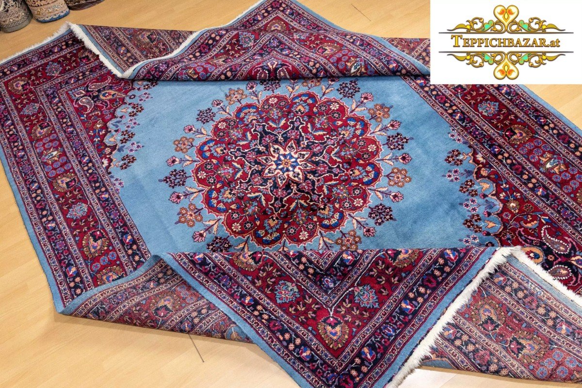 Hand-knotted Sabzevar Or Sabzewar Rug 340x251cm - Sabzewar Persian Rug-photo-2