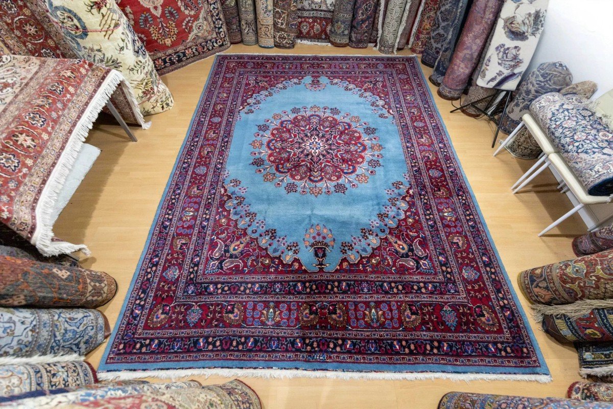 Hand-knotted Sabzevar Or Sabzewar Rug 340x251cm - Sabzewar Persian Rug