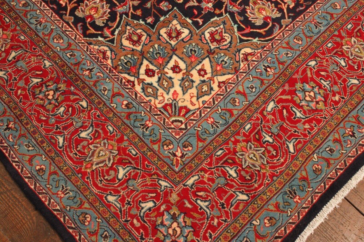 NEUF 378x278 cm Tapis Persan ECHT Sarugh Farahan Tissé à la Main-photo-4