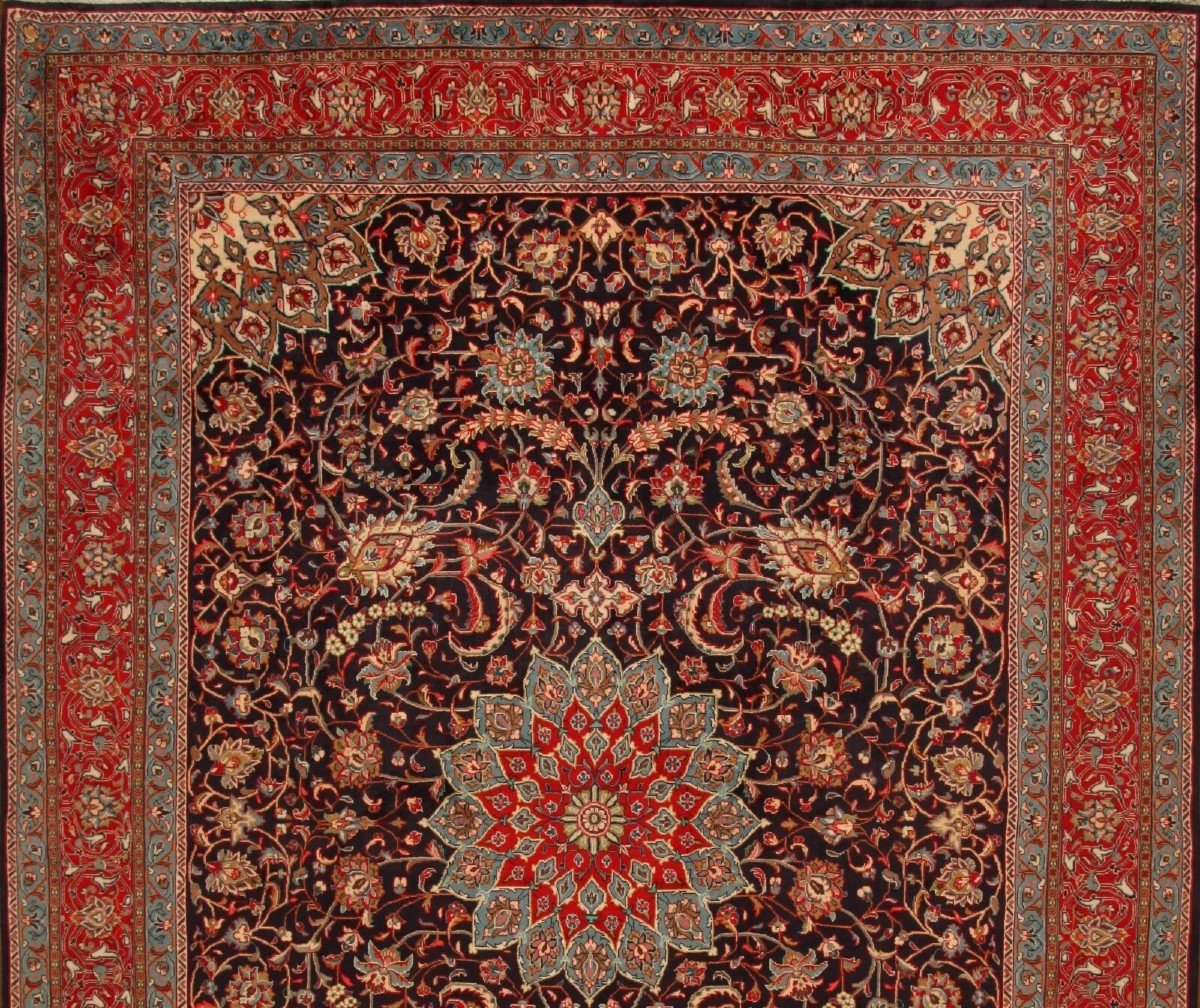 NEUF 378x278 cm Tapis Persan ECHT Sarugh Farahan Tissé à la Main