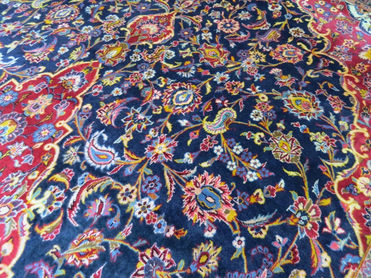 Top 475×300cm Tapis Persan Tissé à La Main Kashan Tapis Oriental - Tapis Persan Kashan-photo-6