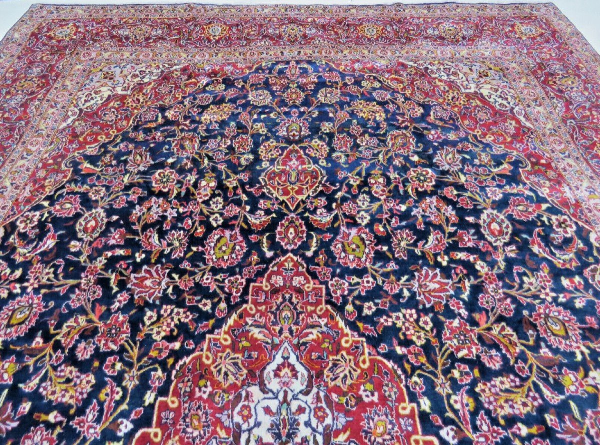 475×304cm Free Shipping In The Eu Hand-knotted Kashan Persian Carpet-photo-3