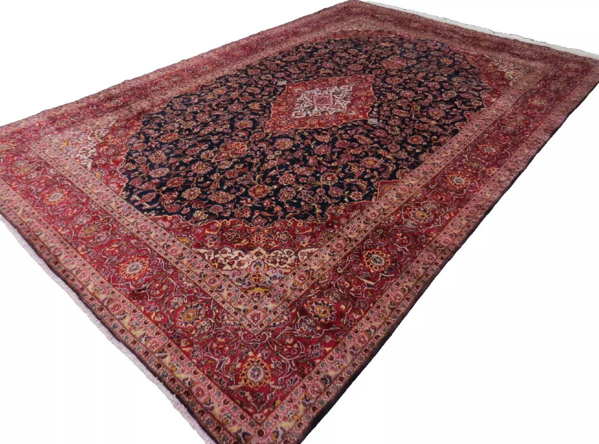 475×304cm Free Shipping In The Eu Hand-knotted Kashan Persian Carpet-photo-2