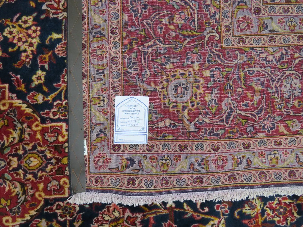 475×304cm Free Shipping In The Eu Hand-knotted Kashan Persian Carpet-photo-3