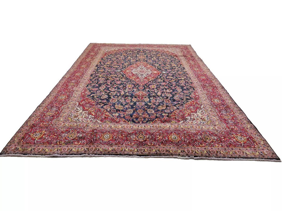 475×304cm Free Shipping In The Eu Hand-knotted Kashan Persian Carpet-photo-5