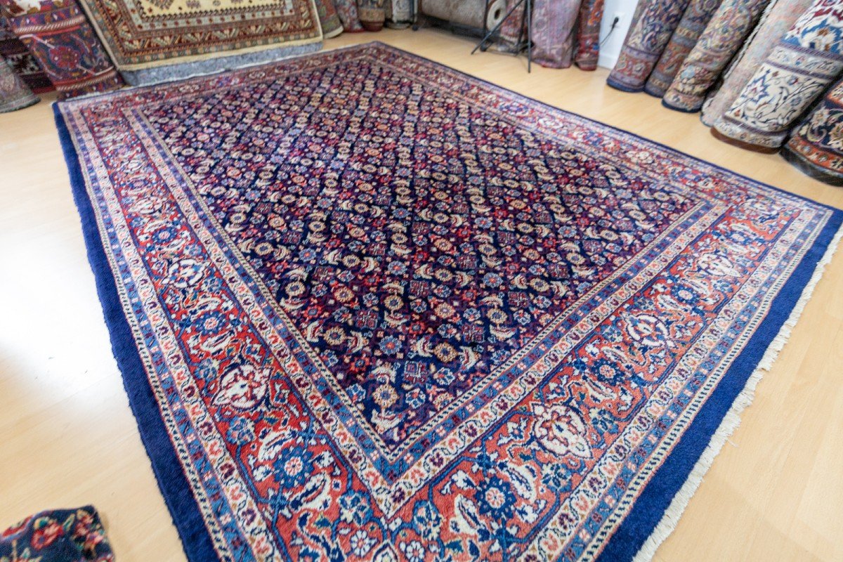 Original 320x230cm Hand-knotted Persian Carpet Sarough Farahan-photo-4