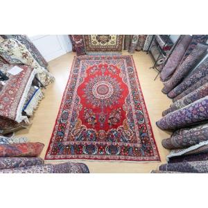 New 341x218cm Handwoven Moud Persian Rug - Mud - Moud Persian Rug