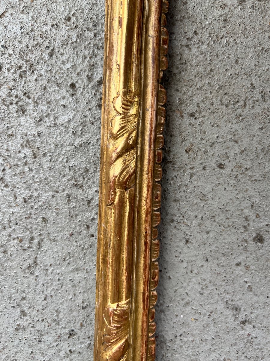 Frame In Golden Wood Louis XV 18th-photo-1